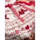 Mademoiselle Pearl Strawberry Cutsew Cardigan Blouses Skirt JSKs and OPs(Reservation/Full Payment Without Shipping)